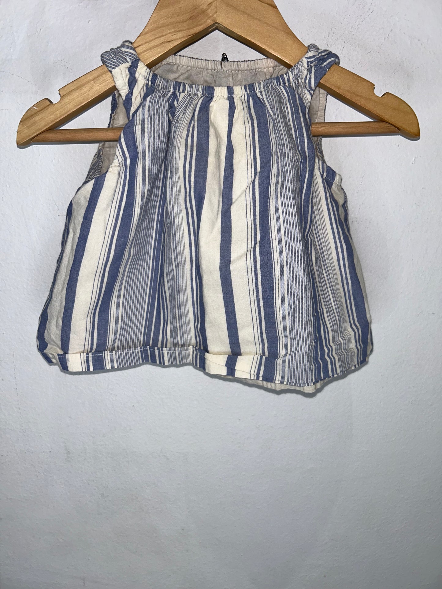 Vertical stripes shorty set 3-6m