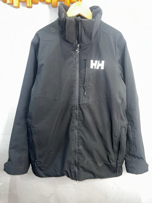 Helly Hansen black ski jacket 12y