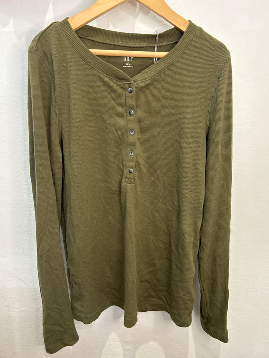 Olive henley - adult XS
