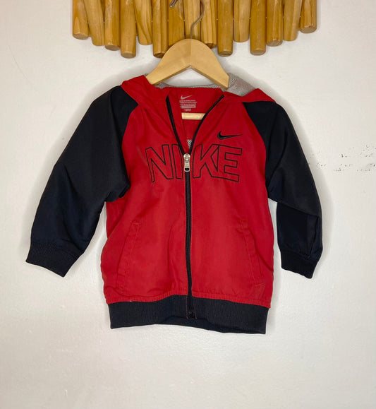 Red windbreaker 18m