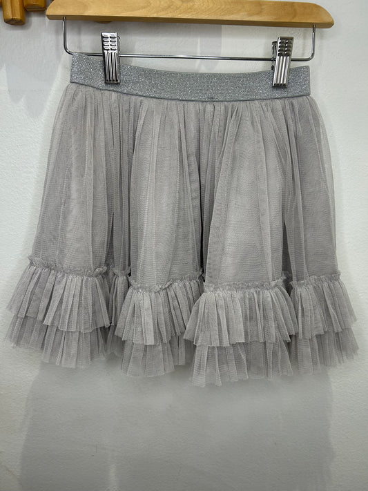 Wheat collection grey tulle skirt 4y