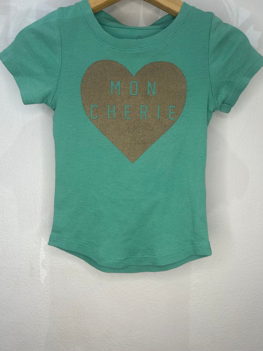 Mon Cherie fitted tee 12-18m