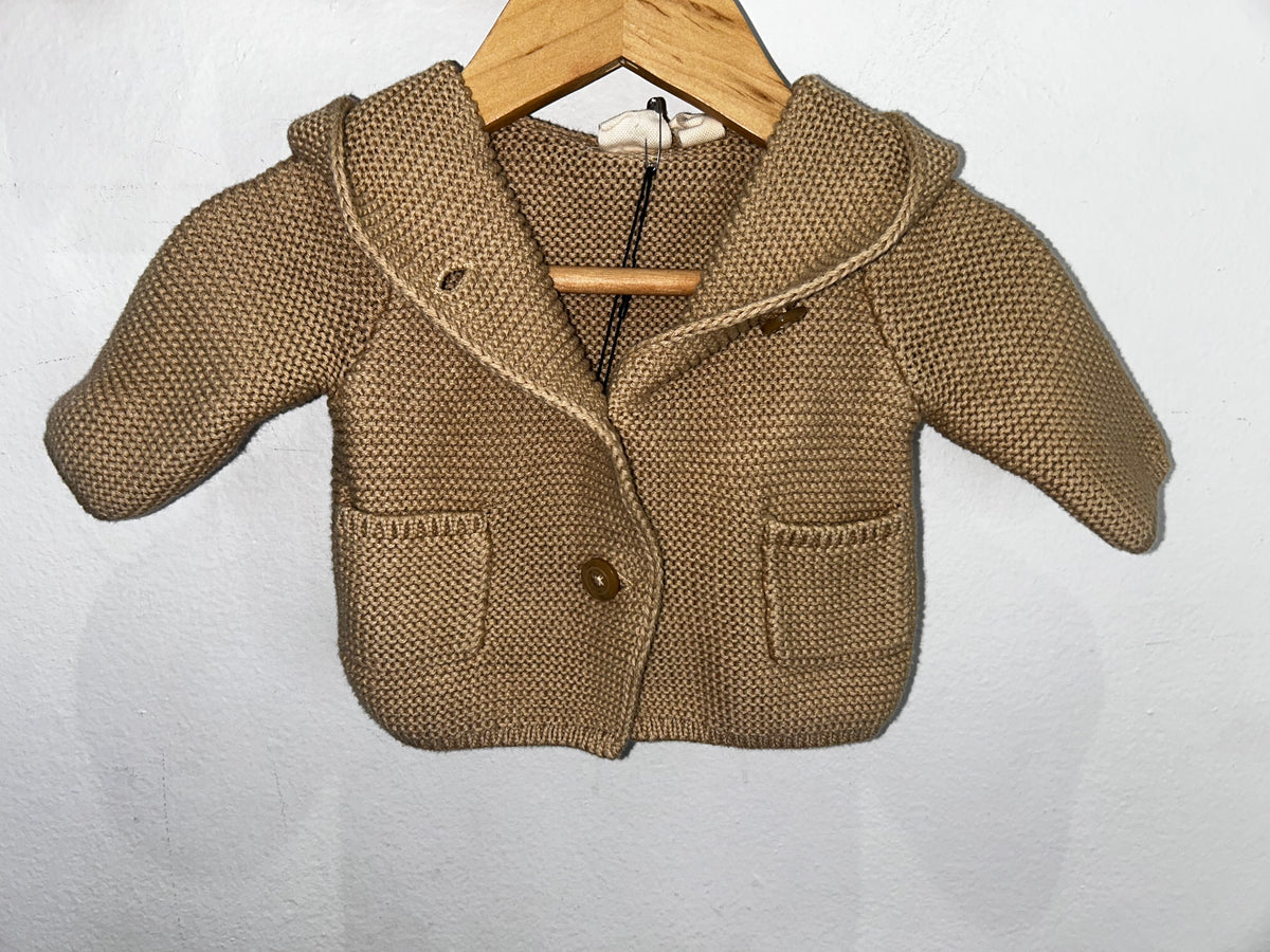 Light brown brennan sweater 0-3m