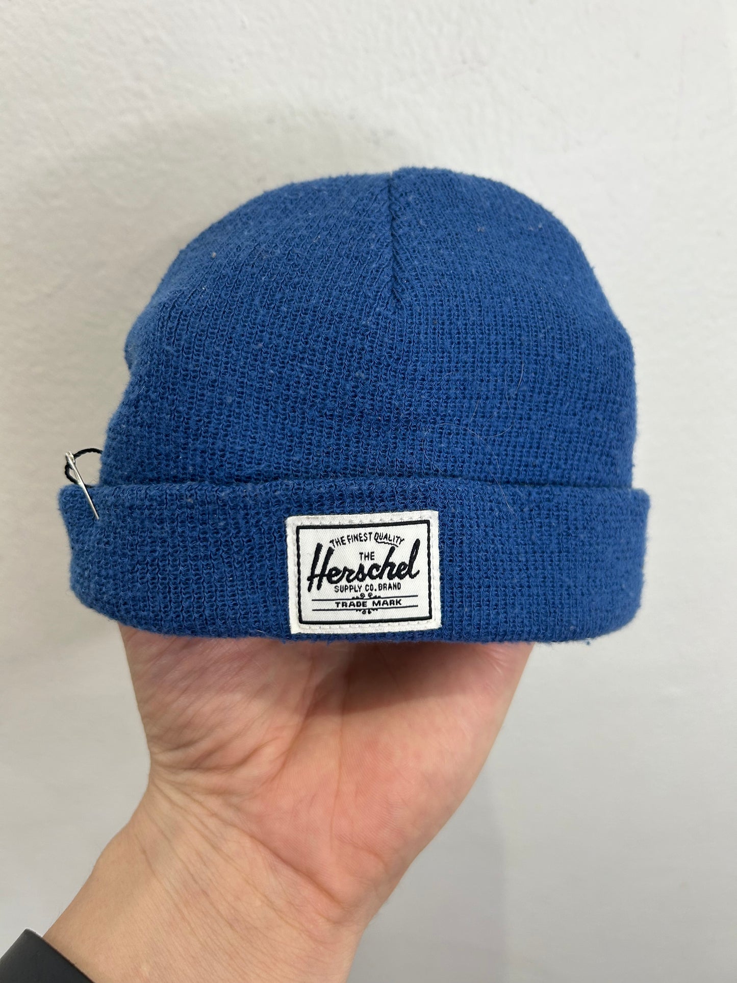 Herschel blue hat newborn