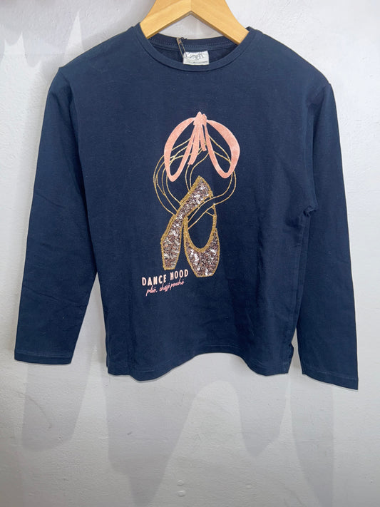 Ballet slipper longsleeve 8y