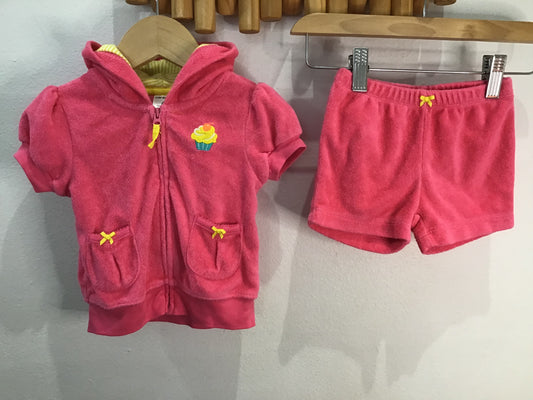 Set pink towel 9m