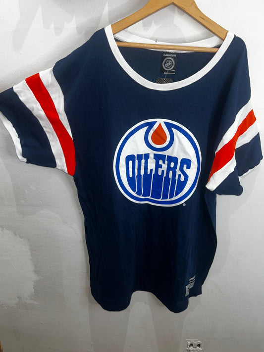 Edmonton Oilers tee- adult Large NEW