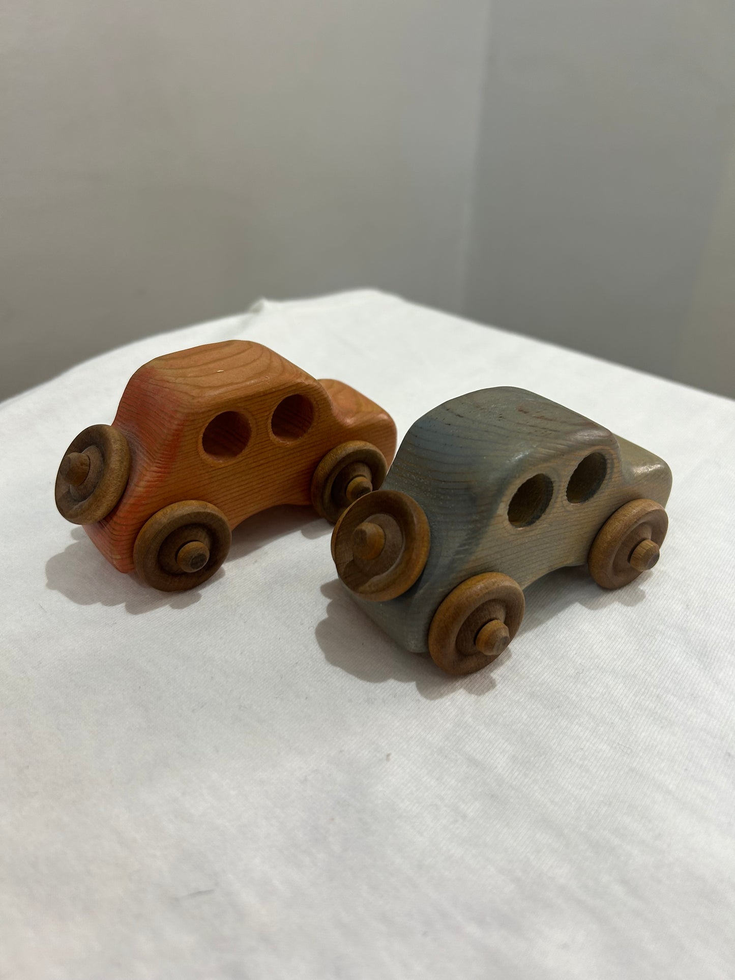 Two pack wooden cars