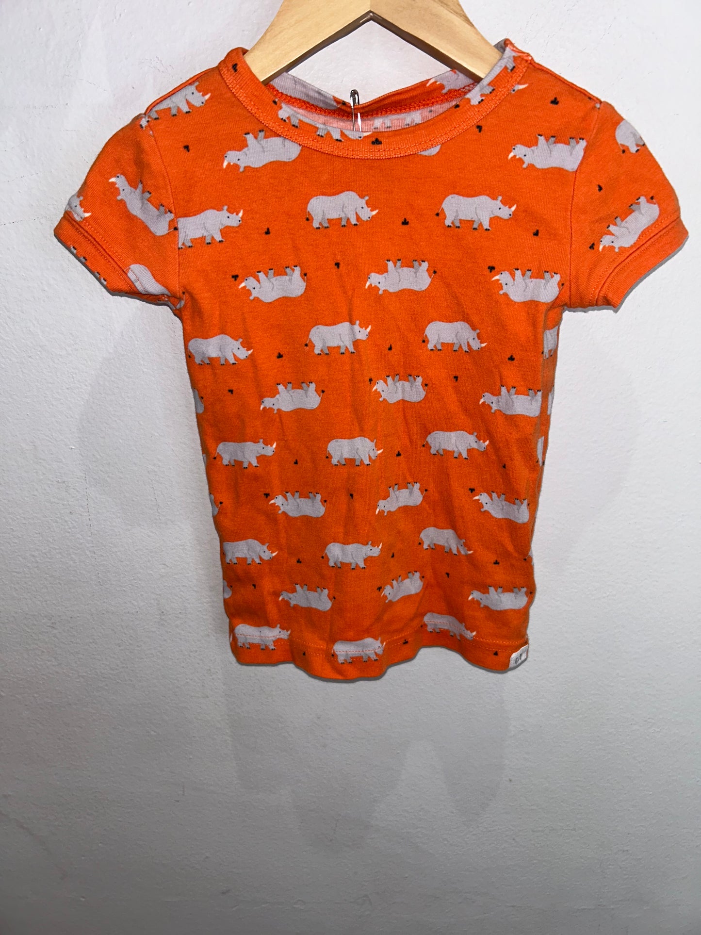 Rhinos shorty pyjamas 3y