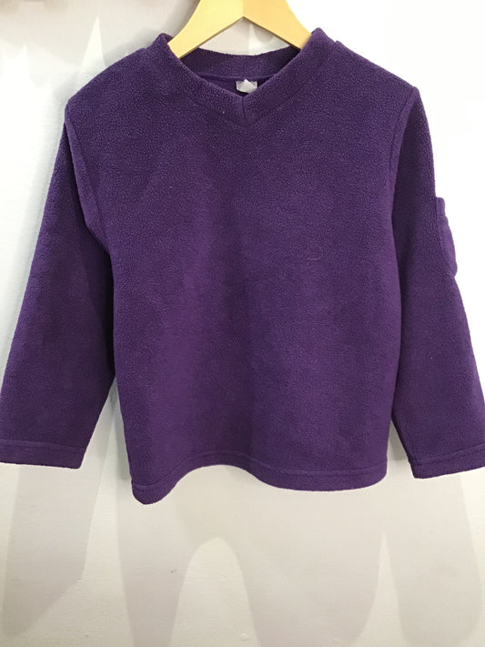 Vintage purple fleece 6y