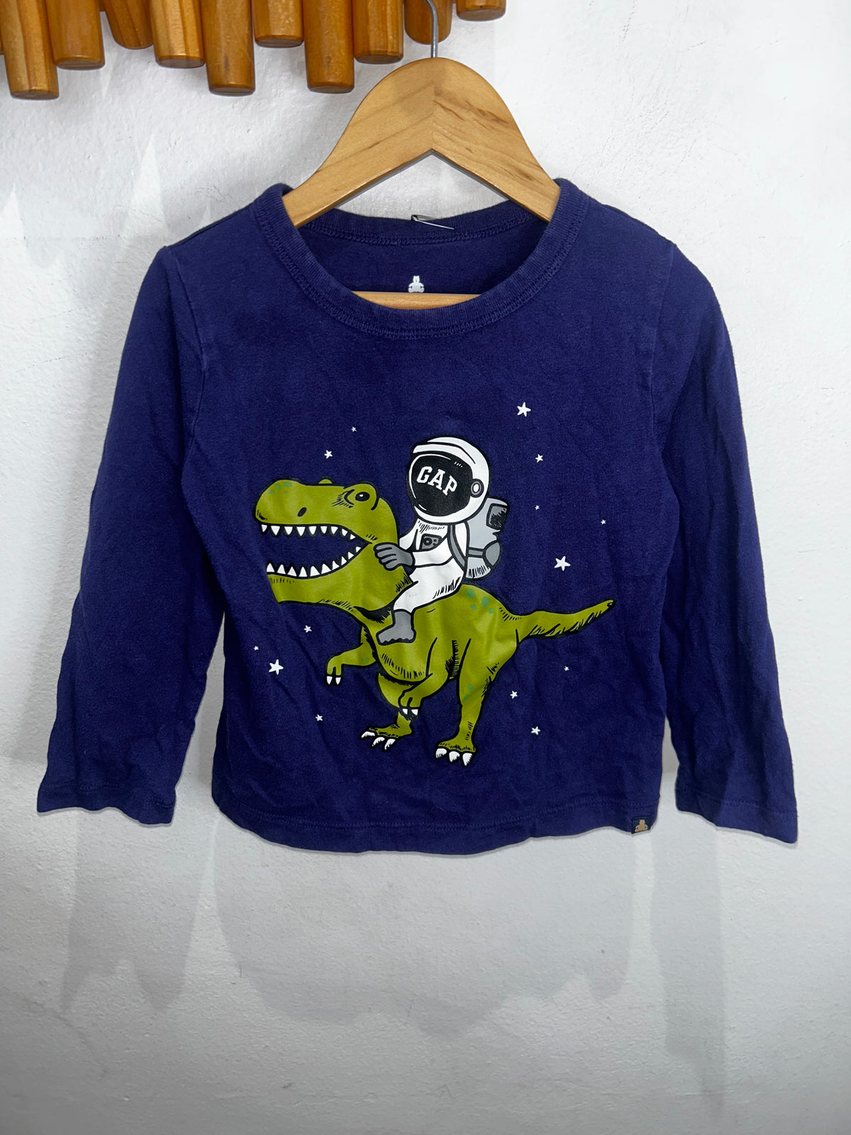 Dino astronaut long sleeve 4y