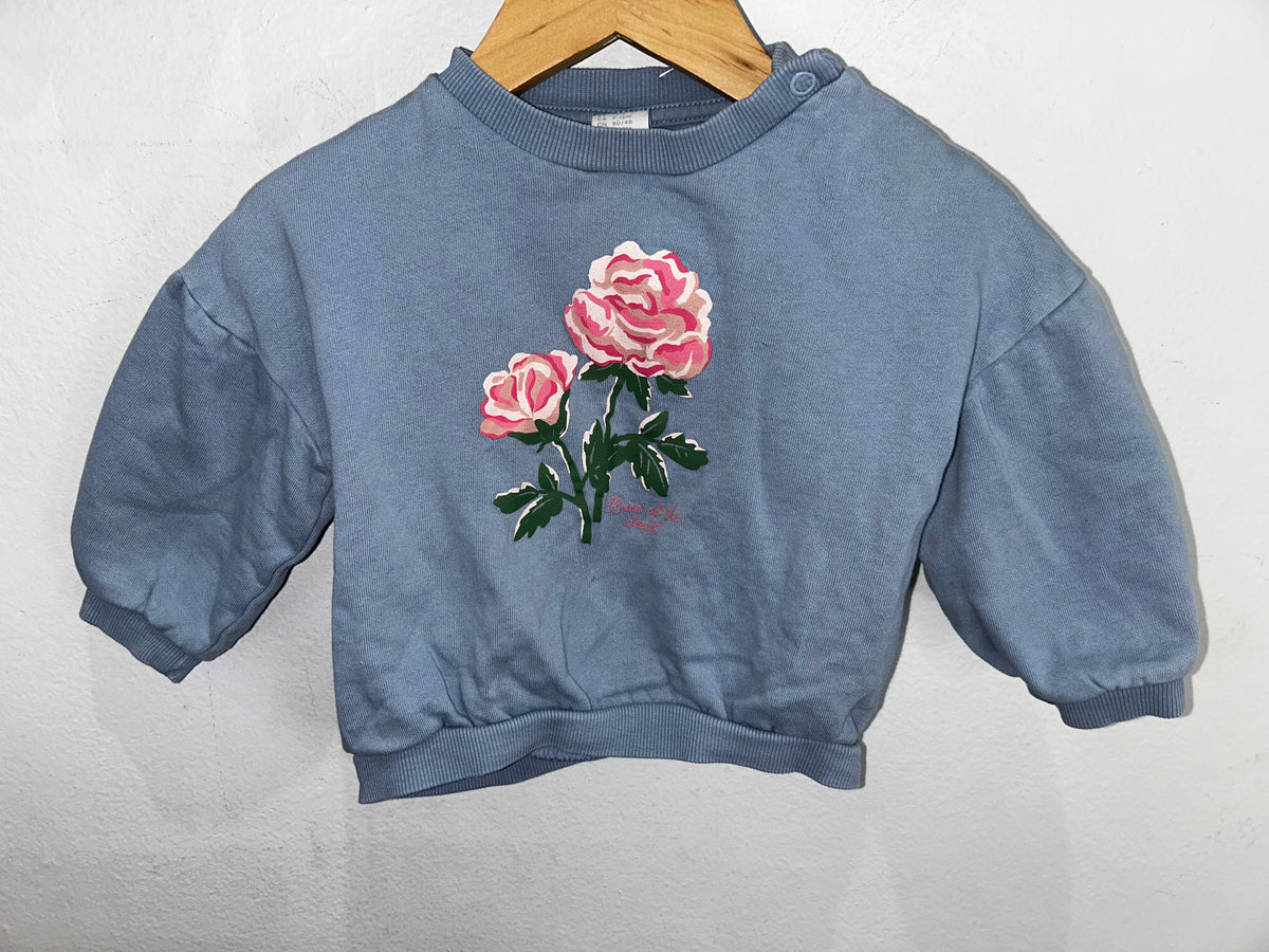 Rose pullover 9-12m