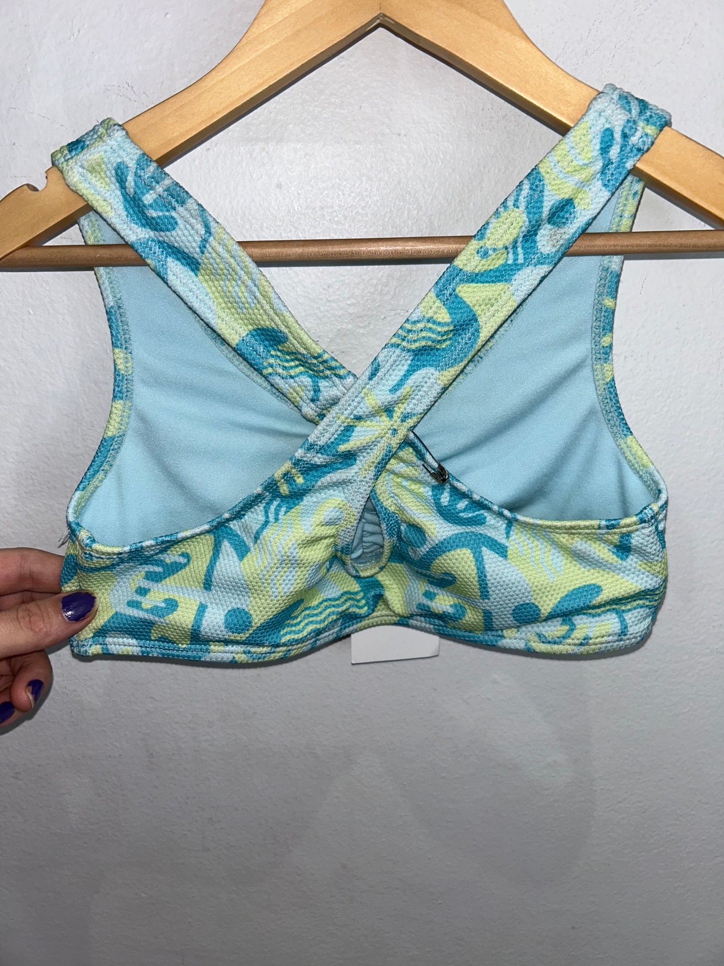 Hurley two-piece swirls swimsuit 10y