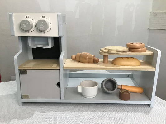 Wooden coffee bar toy