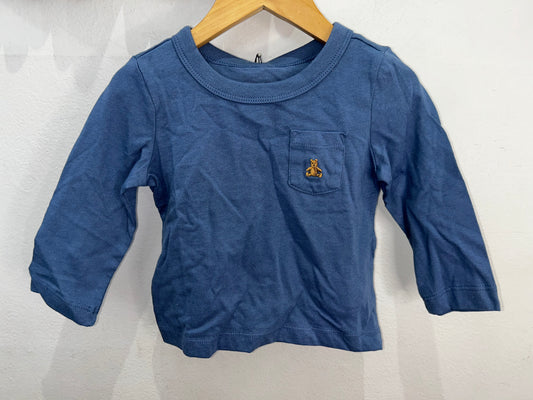 Powder blue longsleeve 12-18m NEW