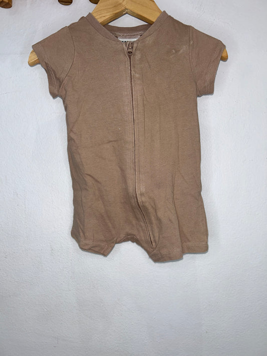 Brown shorty sleeper 1-2m