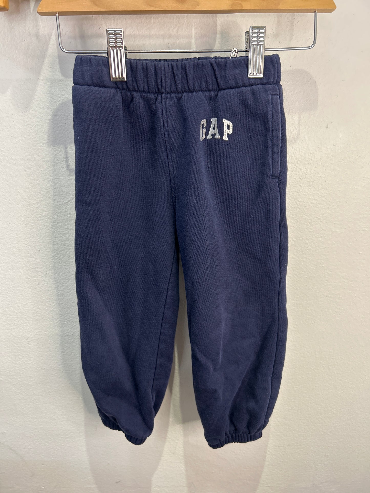 Navy sparkly GAP joggers 3y