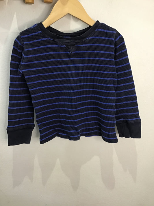 Blue stripe waffle 3y