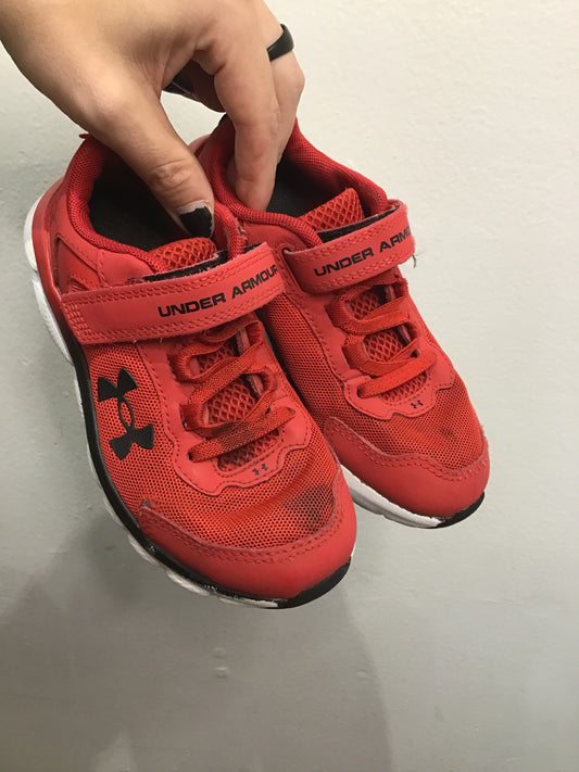 C13 red underarmour shoes