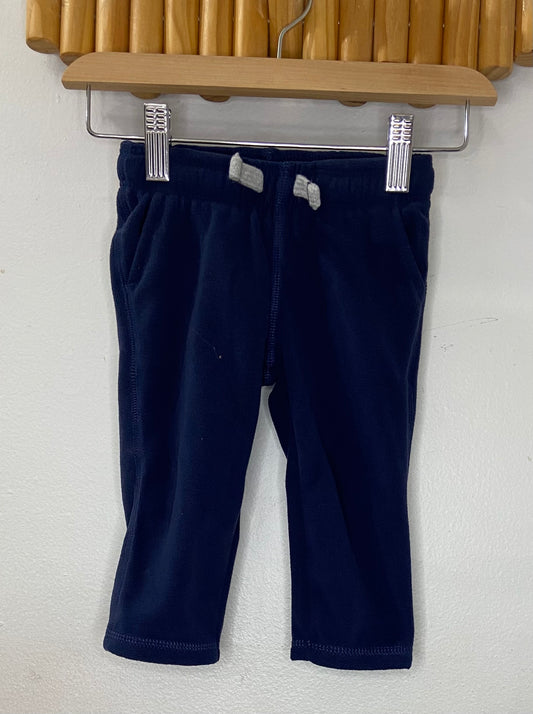 Navy fleece pants 9m