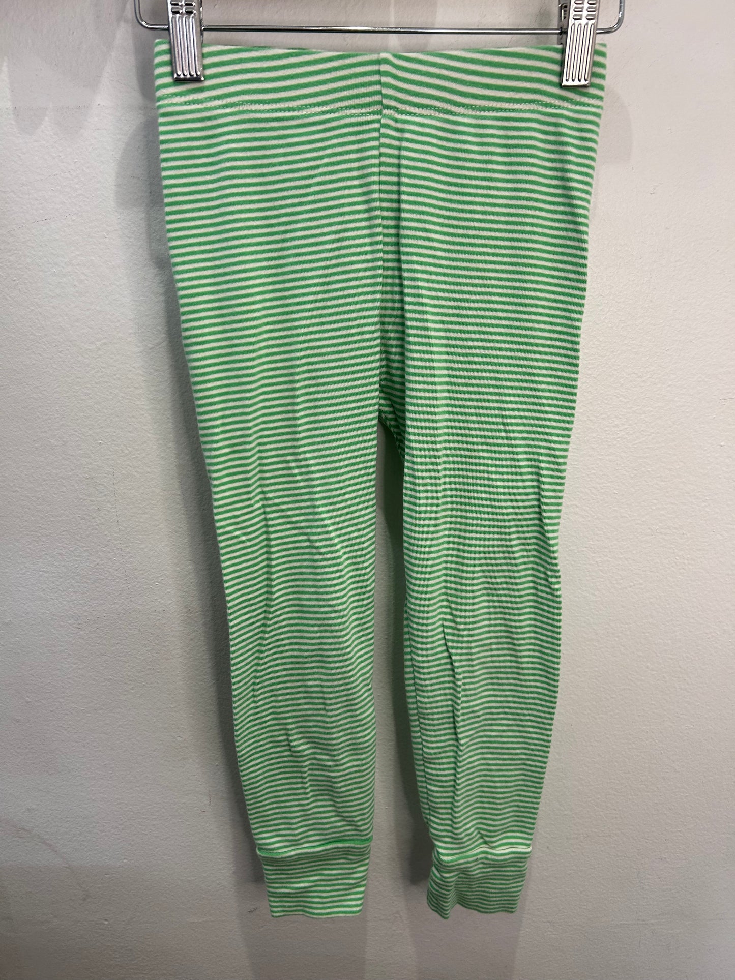 Green stripes pyjamas 6y