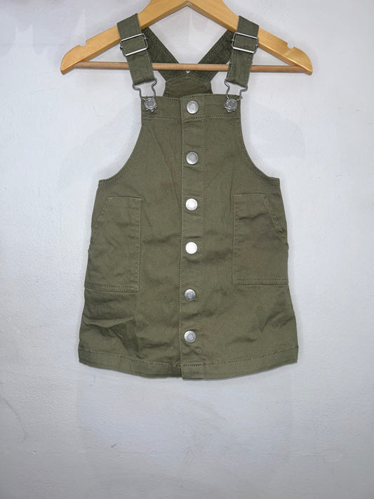 Olive skirt romper 18-24m