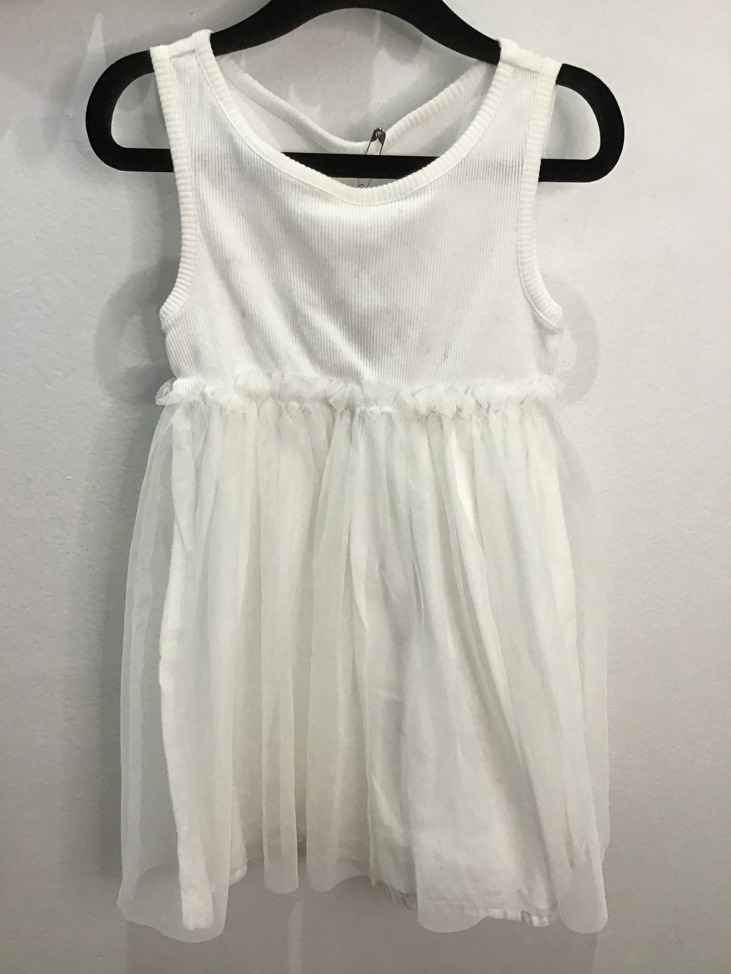 White tulle dress 3y