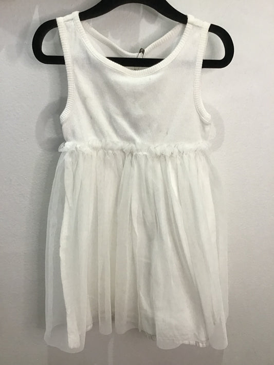 White tulle dress 3y