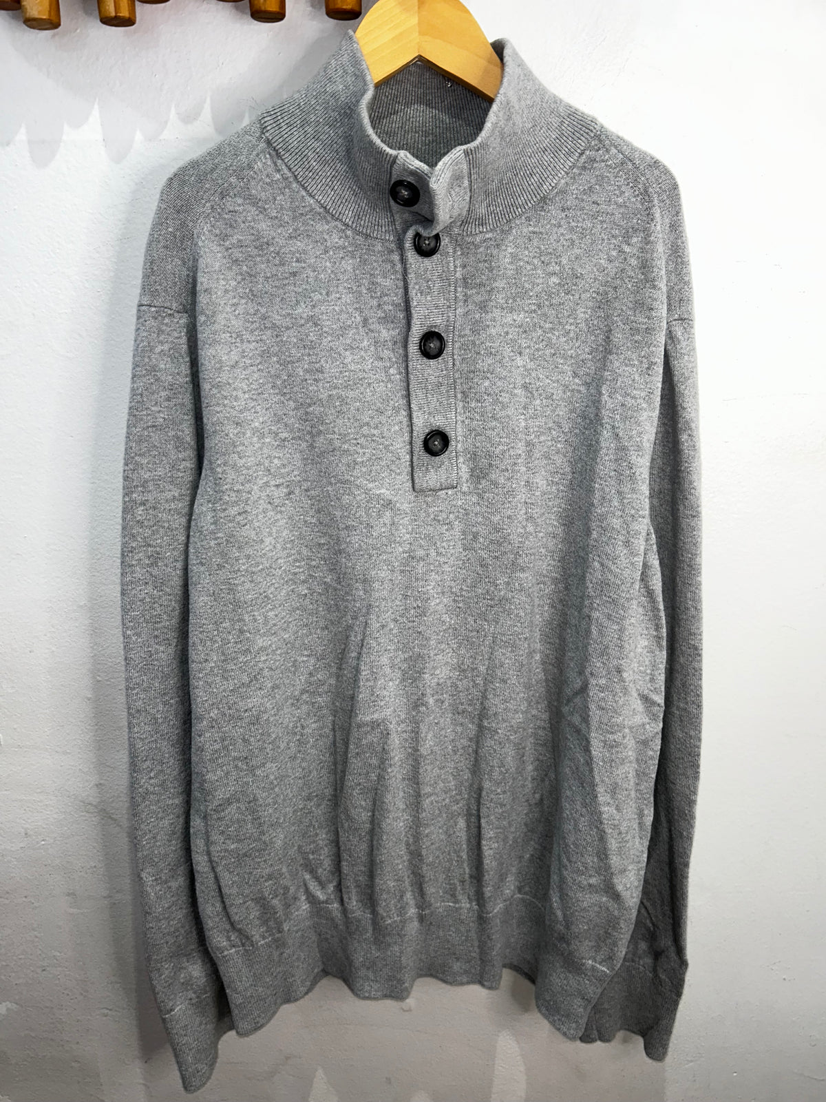 Grey cashmere sweater- adult Large