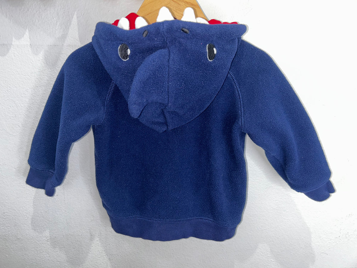 Shark fleece sweatshirt 12m