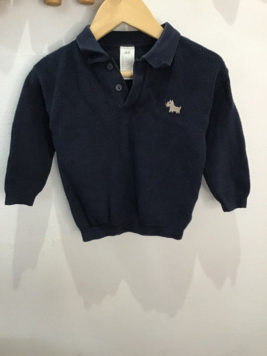 Knit rugby shirt 6-9m