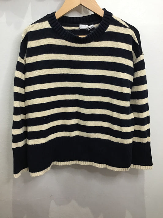 Sweater cream stripes 8-9y