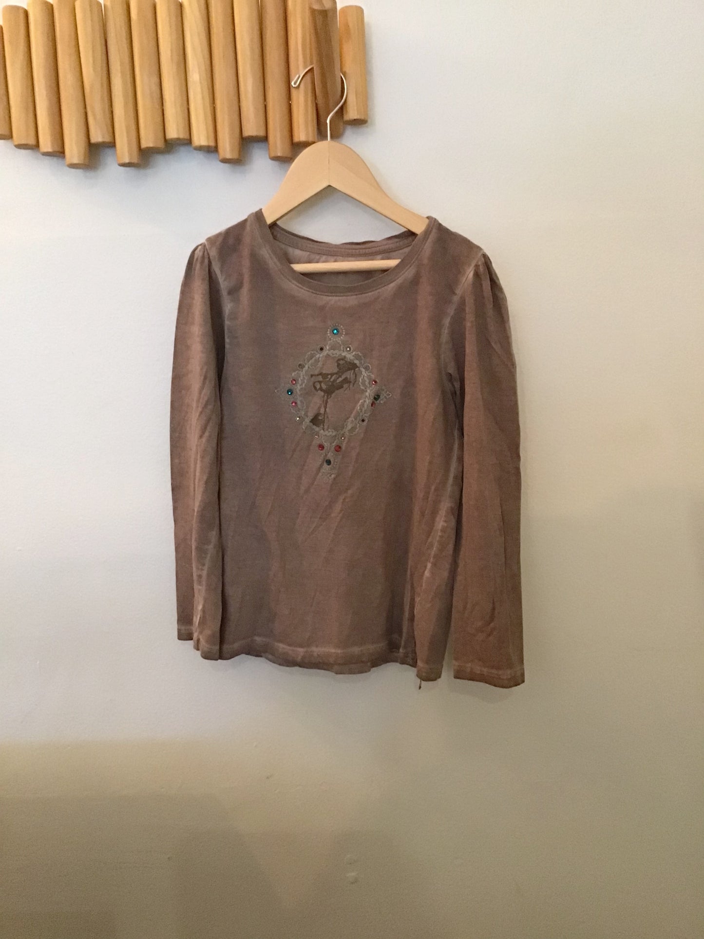 Birds brown long sleeve 10y