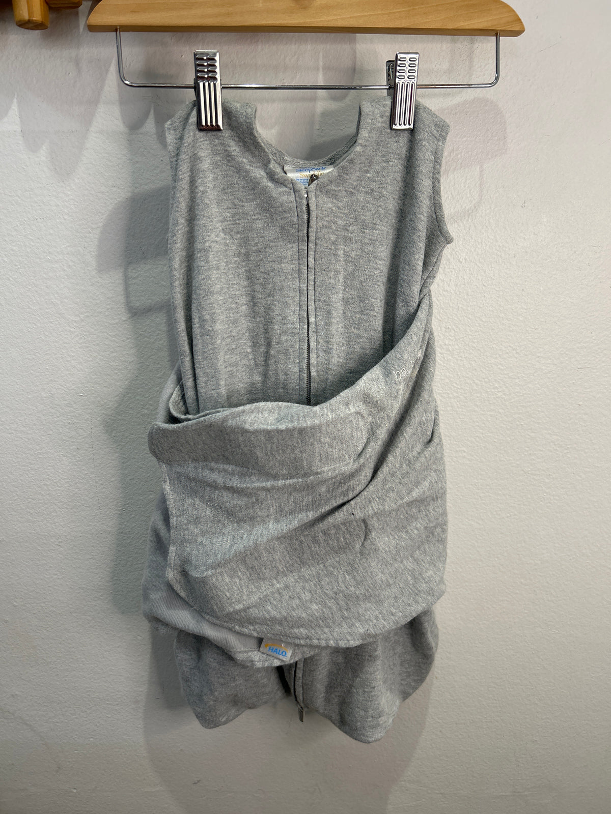 Grey sleep swaddle newborn