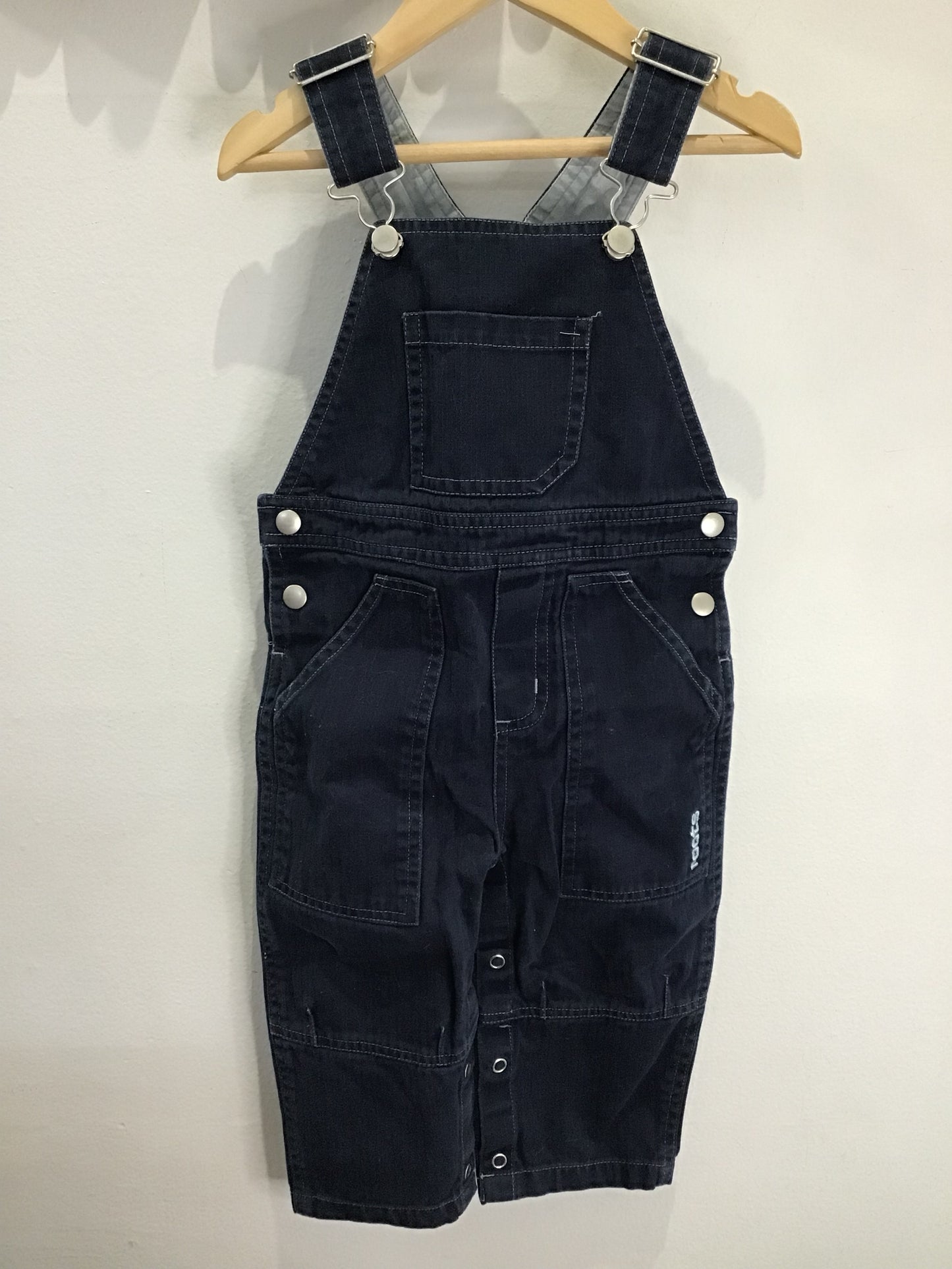 Oversized overalls blue 18-24m