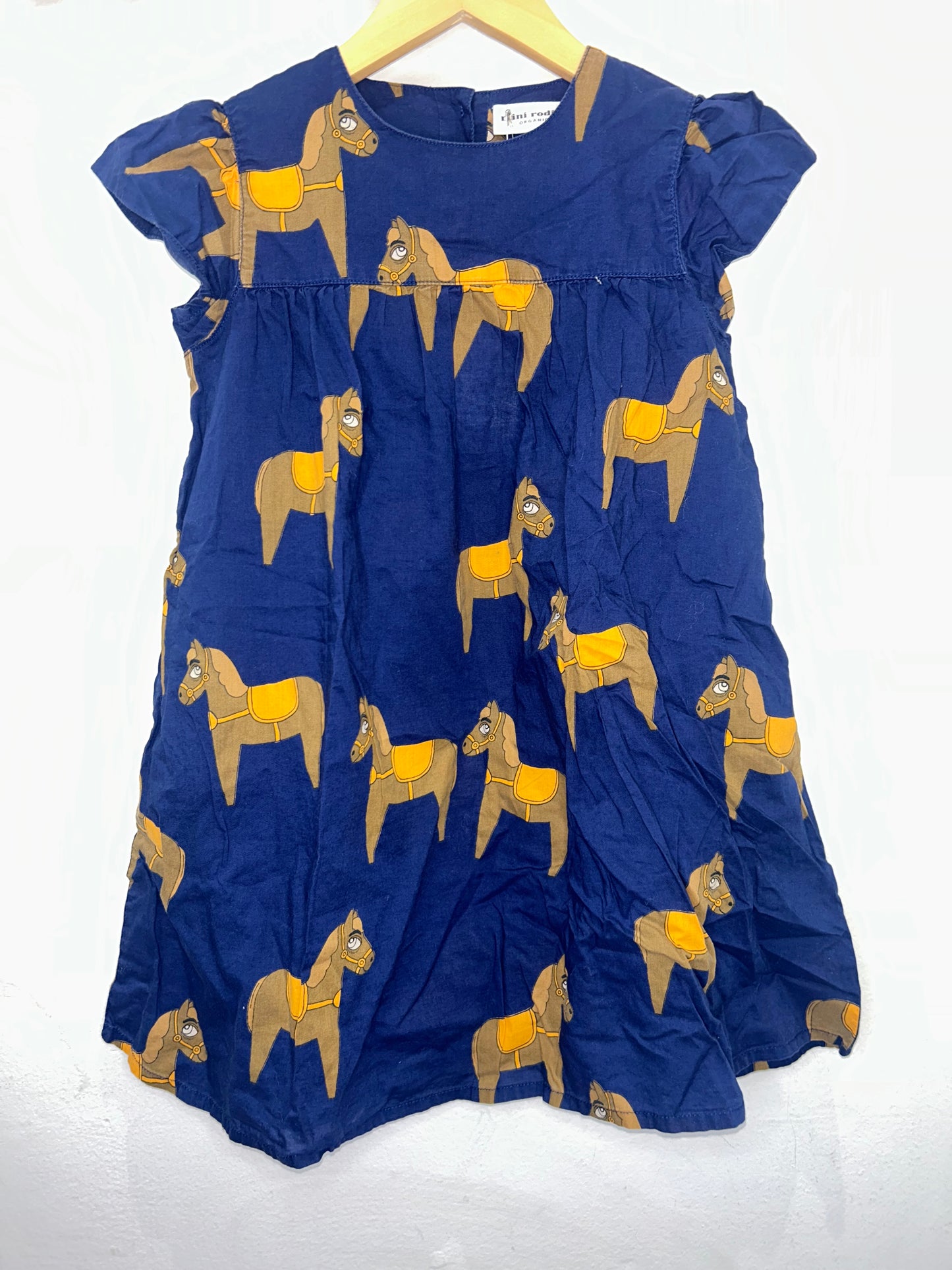 Mini Rodini horses dress 6-7y