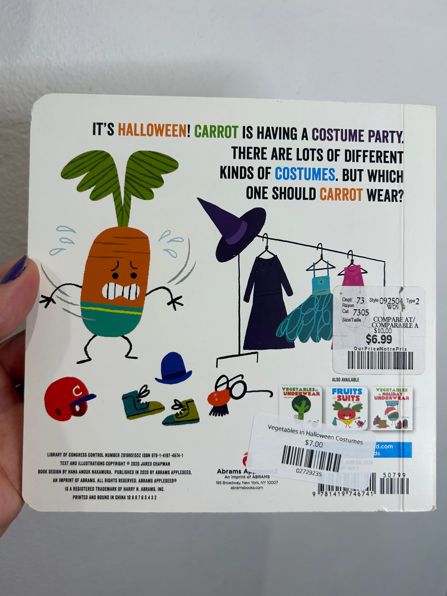 Vegetables in Halloween Costumes