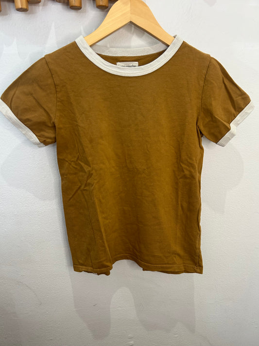 Minimioche brown tee 11-12y