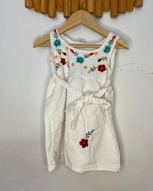 Vintage embroidery dress 6-12m