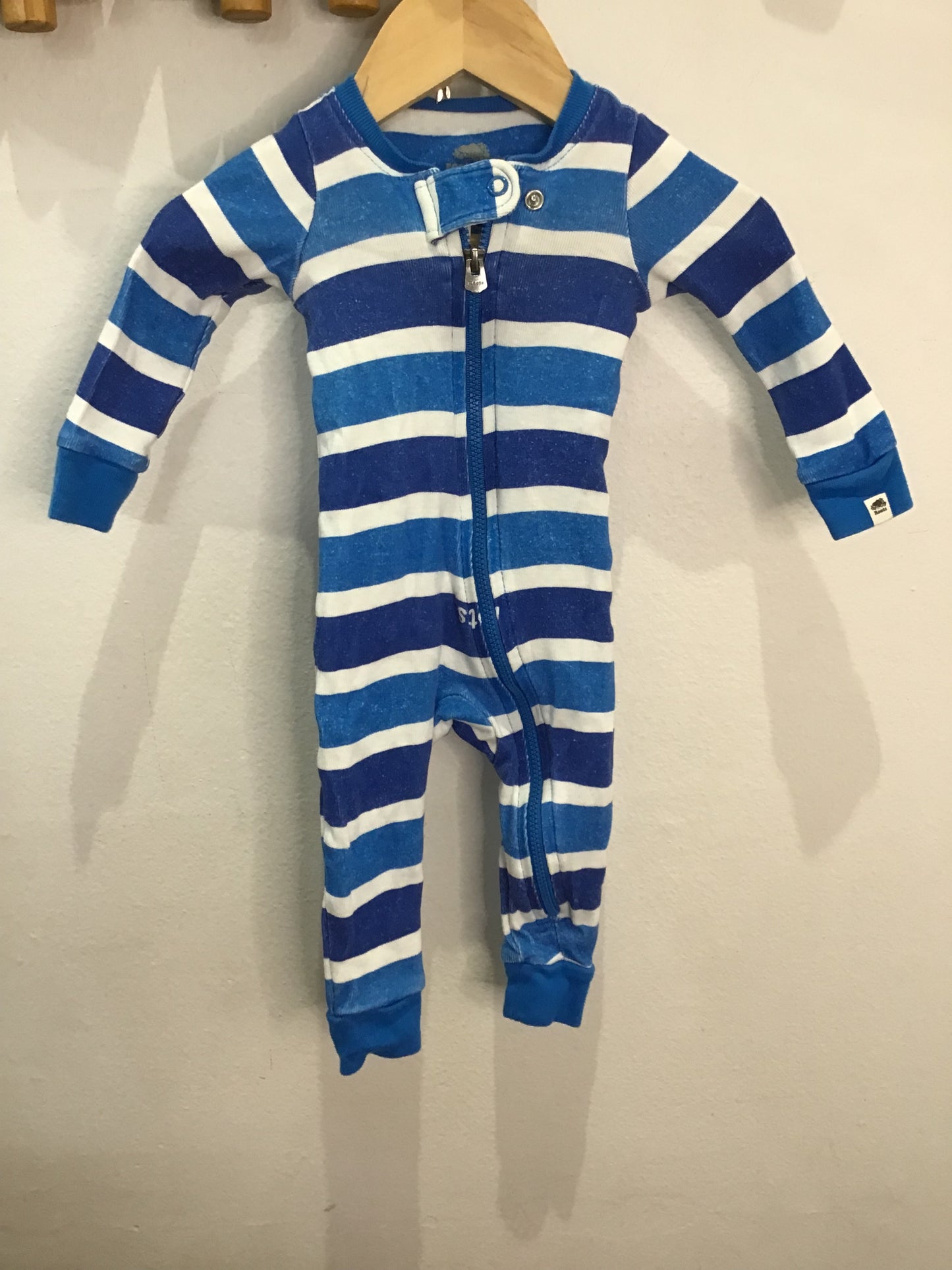 Roots blue stripe sleeper 0-3m