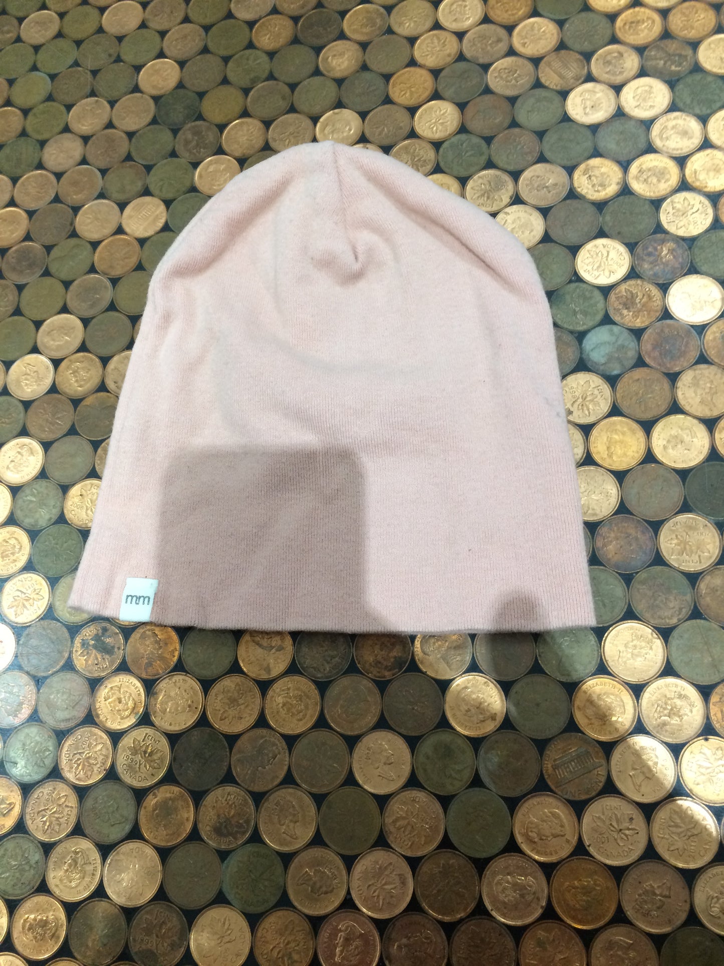 Minimioche pink cotton hat 0-12m