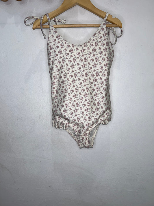 Jamie Kay purple floral swimsuit 3y