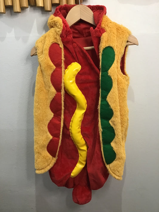 Hotdog costume 12-24m