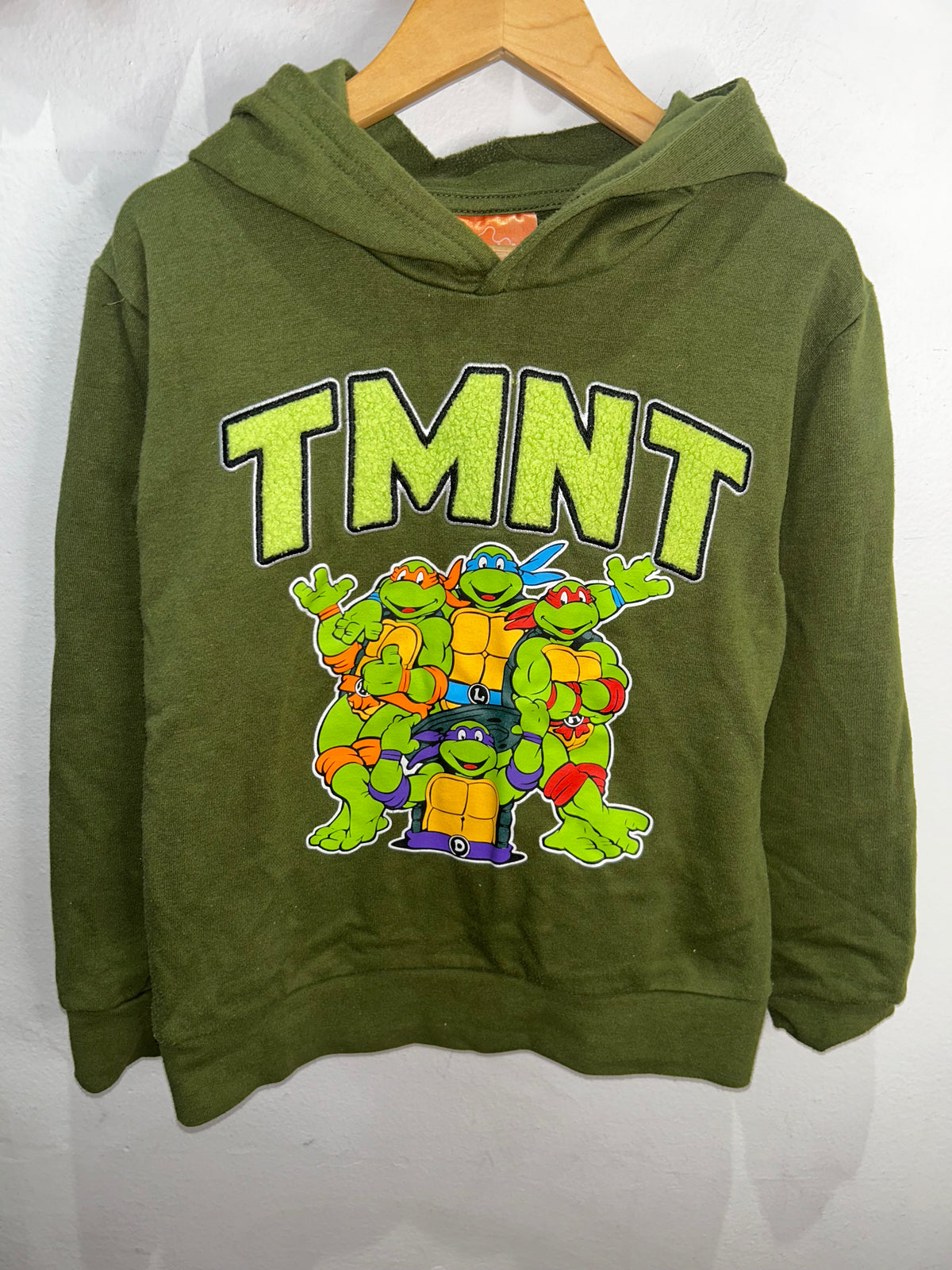 TMNT green hoodie 6-7y