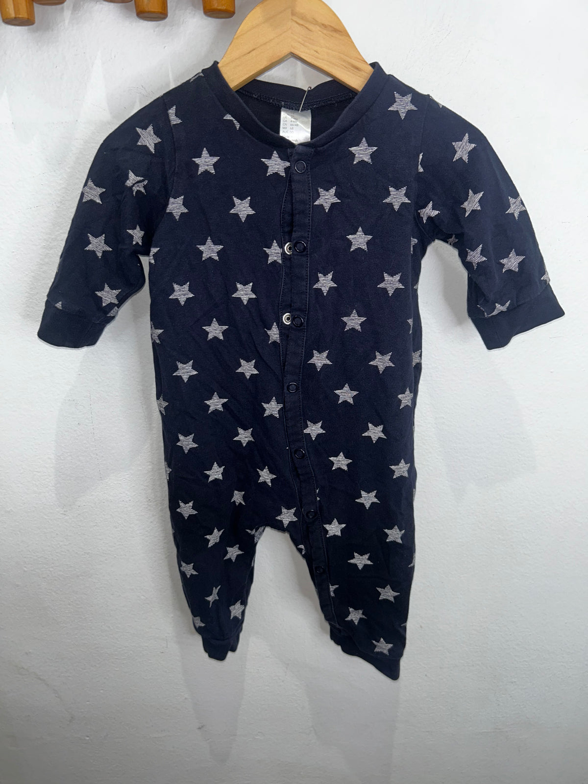 Stars navy sleeper 4-6m