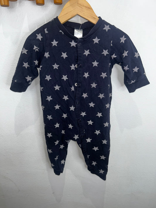Stars navy sleeper 4-6m
