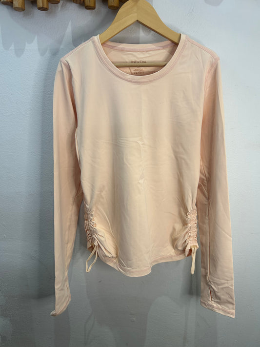 Peach activewear longsleeve -adult S