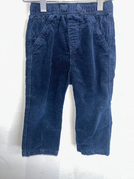 Corduroy relaxed pull-on pants 4y