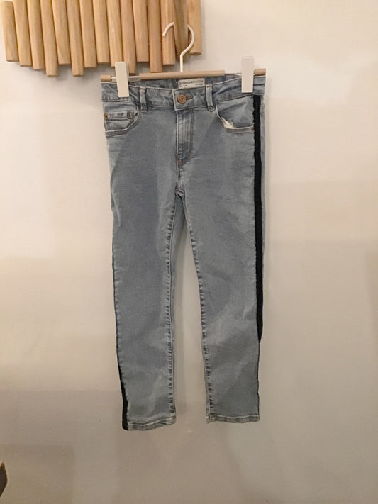 Side stripe jeans 9y