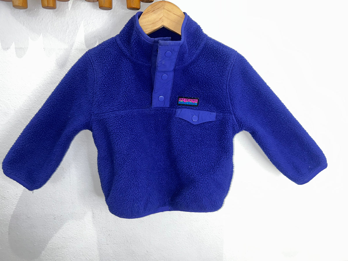 Purple arctic fleece pullover 18m